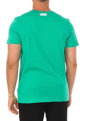 Tricouri Bikkembergs T-shirt Green Barbati (BM 10000673) 3
