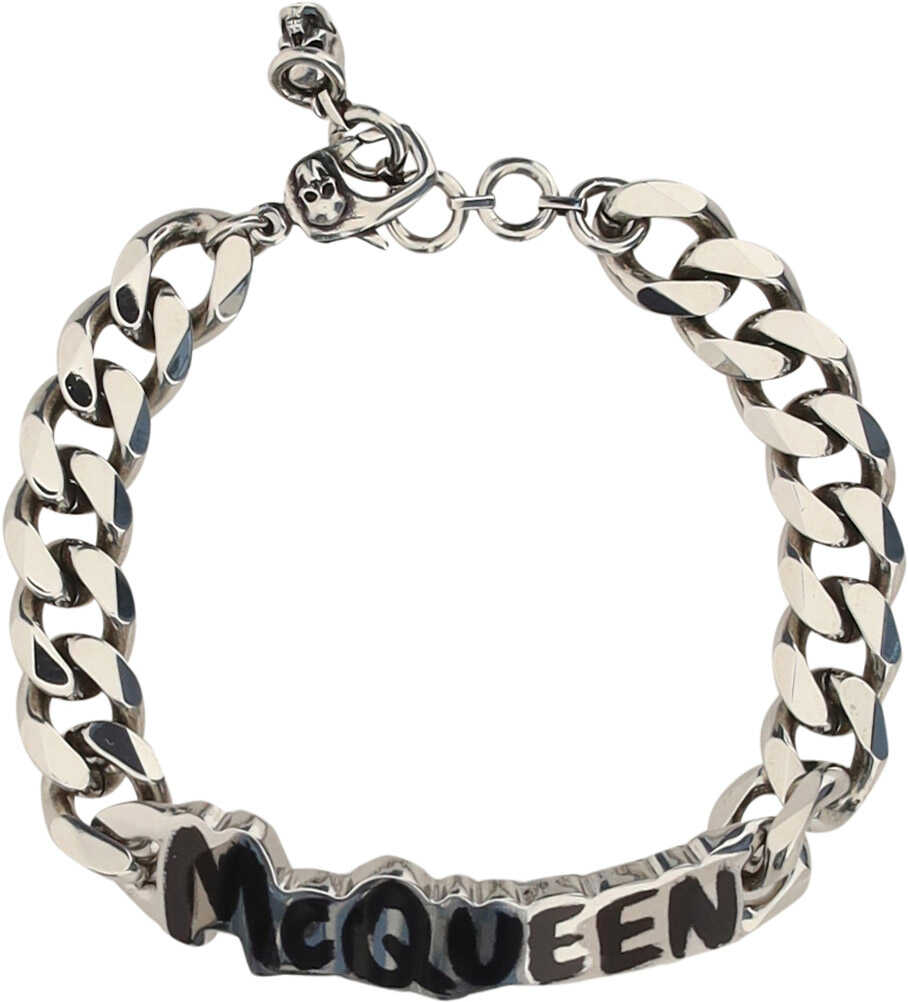 Alexander McQueen Bracelet BLACK/TRASPARENT image5