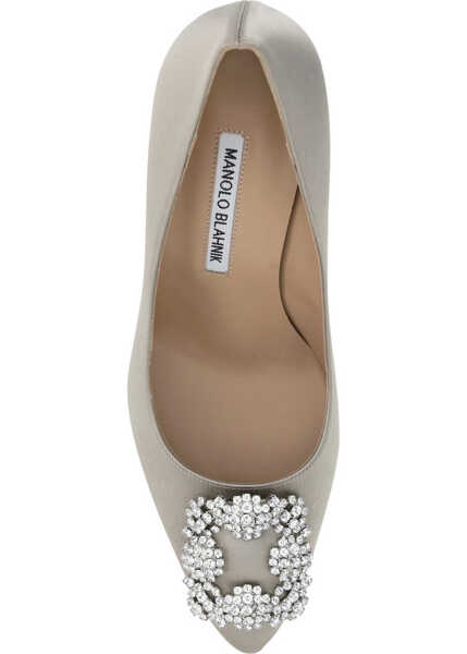 Pantofi cu toc Manolo Blahnik Hangisi Pumps LGRY Femei (BM 10003280) 5