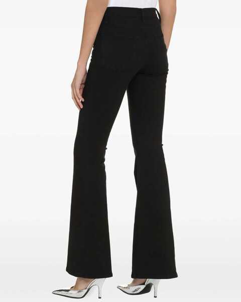 Blugi drepti FRAME High Waist Stretch Cotton Flared Jeans 26Cm Black Femei (BM 10004699) 3
