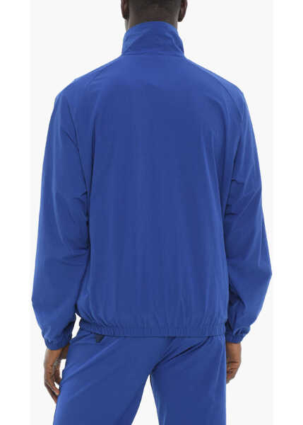 Jachete Bel-Air Athletics Nylon Windbreaker Jacket With Embroidered Logo Blue Barbati (BM 10004708) 2