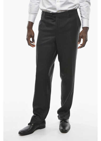 Pantaloni eleganti CORNELIANI Virgin Wool Leader Pants Gray Barbati (BM 10004945) 1