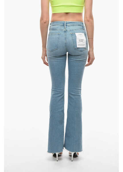 Blugi drepti FRAME High Waist Flared Jeans With Frayed Hem 26Cm Blue Femei (BM 10005119) 2