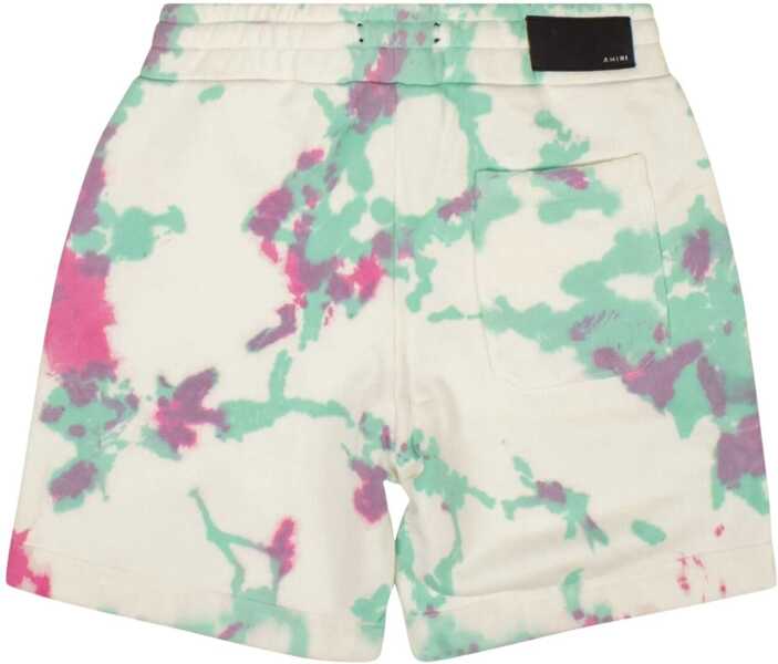 Pantaloni de trening AMIRI Tie Dye Patterned Core Jersey Sweatpants White Barbati (BM 10005548) 2