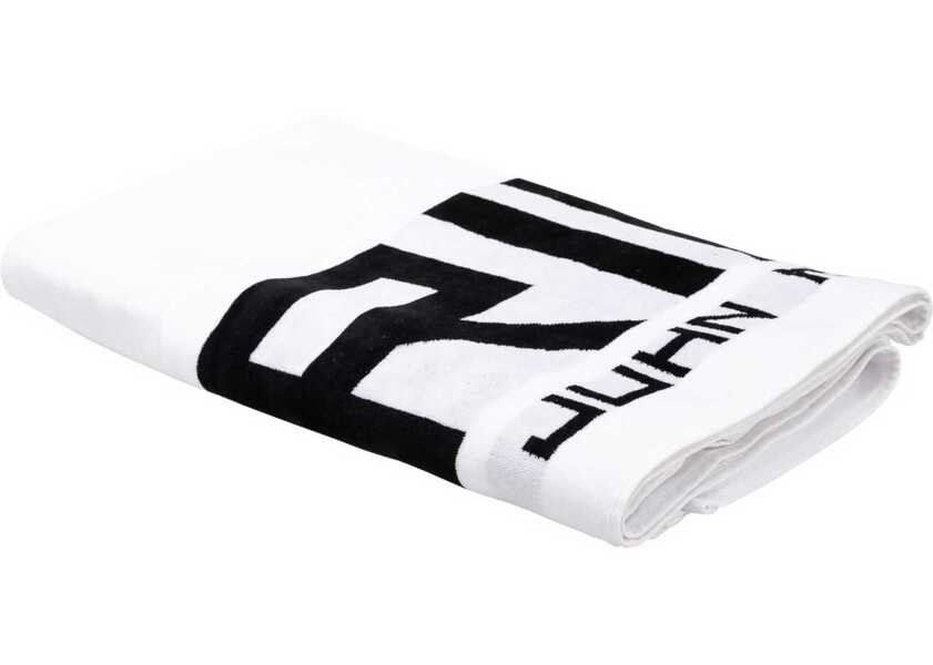 Prosoape de plaja John Richmond Beach Towel White/Black Barbati (BM 10006019) 3