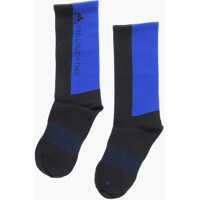 Imbracaminte adidas Dama - Sosete adidas Stella Mccartney Two-Tone Ribbed Socks Blue Femei (BM 10006052) - B-mall.ro