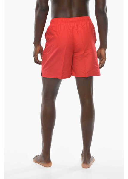 Sorturi de baie Nike Swim Solid Color Swim Shorts With Embroidered Logo Red Barbati (BM 10006106) 2