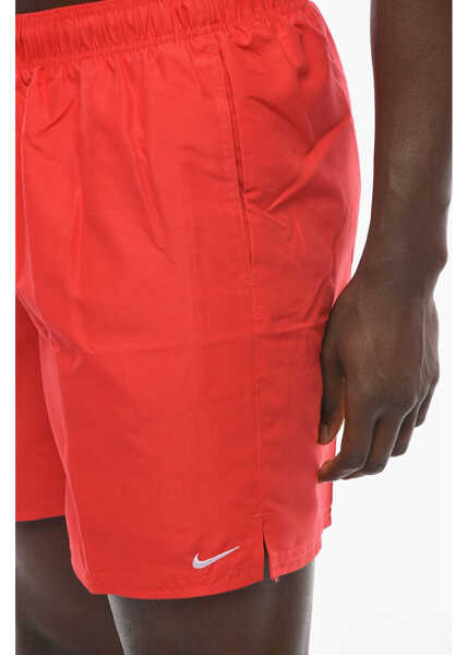 Sorturi de baie Nike Swim Solid Color Swim Shorts With Embroidered Logo Red Barbati (BM 10006106) 3