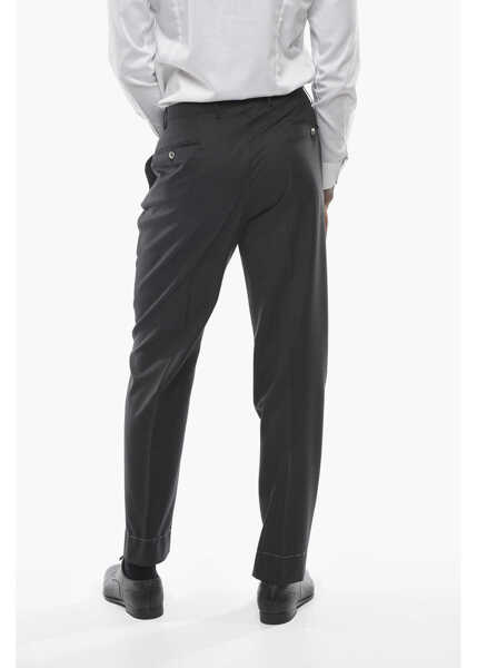 Pantaloni eleganti CORNELIANI Mid Rise Leader Pants Gray Barbati (BM 10006268) 4