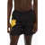 DSQUARED2 Swim Shorts With Contrast Print Black