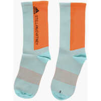 Imbracaminte adidas Dama - Sosete adidas Stella Mccartney Two-Tone Ribbed Socks Orange Femei (BM 10006907) - B-mall.ro
