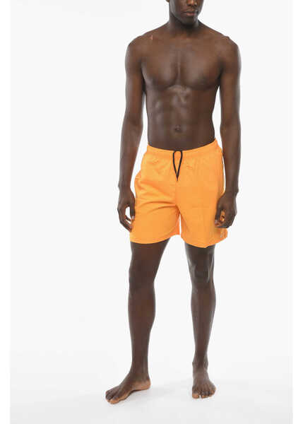 Sorturi de baie Nike Swim Solid Color Swim Shorts With Embroidered Logo Orange Barbati (BM 10006952) 4