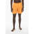 Nike Swim Solid Color Swim Shorts With Embroidered Logo Orange