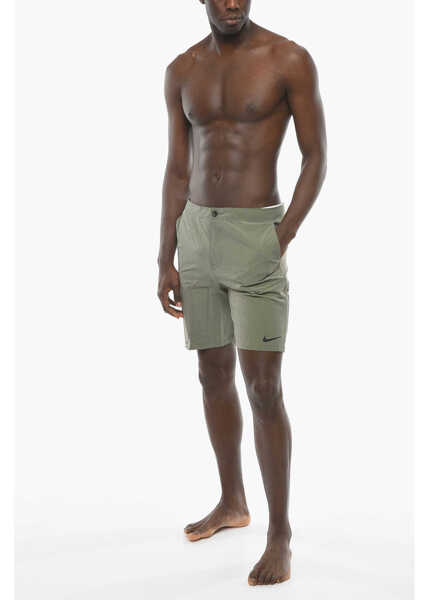 Pantaloni scurti Nike Swim Dri-Fit Merge Shorts With 3 Pockets Military Green Barbati (BM 10007423) 4