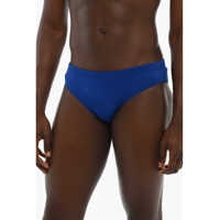 Slipi Solid Color Swim Brief With Logo Print Barbati