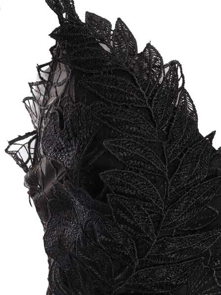 Rochii Alberta Ferretti Floral embroidery dress Gray Femei (BM 10008482) 3