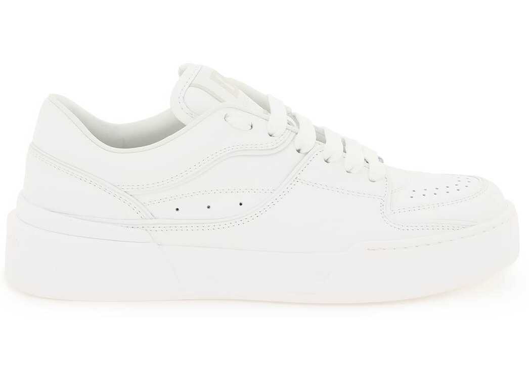Dolce & Gabbana 'New Roma' Leather Sneakers BIANCO BIANCO image0