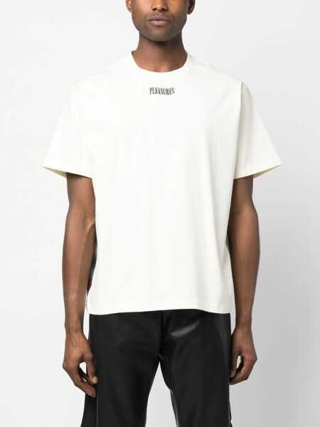Tricouri PLEASURES Pleasures T-shirt P23SP027 OFF WHITE Off White Barbati (BM 10011266) 4
