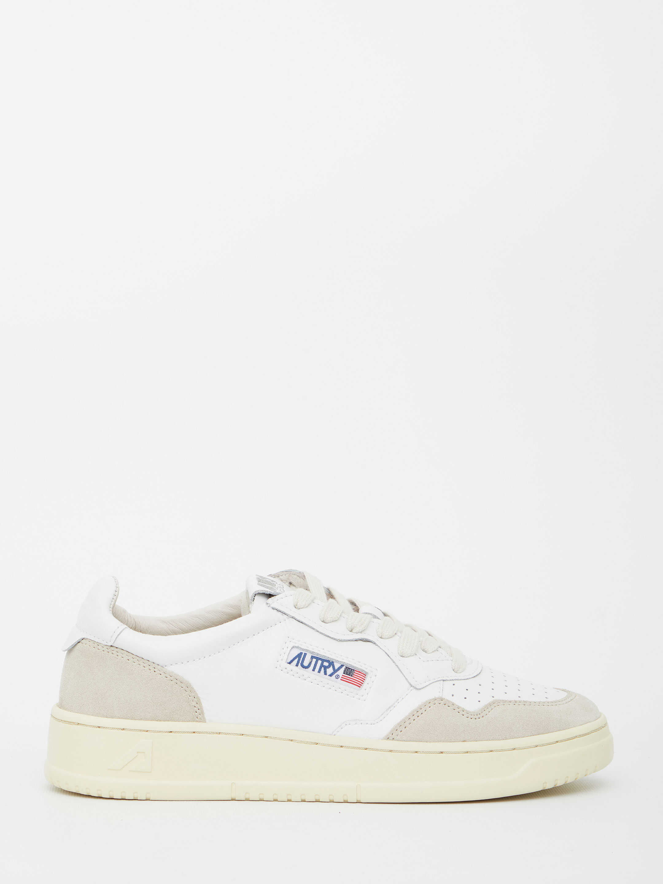 AUTRY Medalist Suede Sneakers WHITE image5
