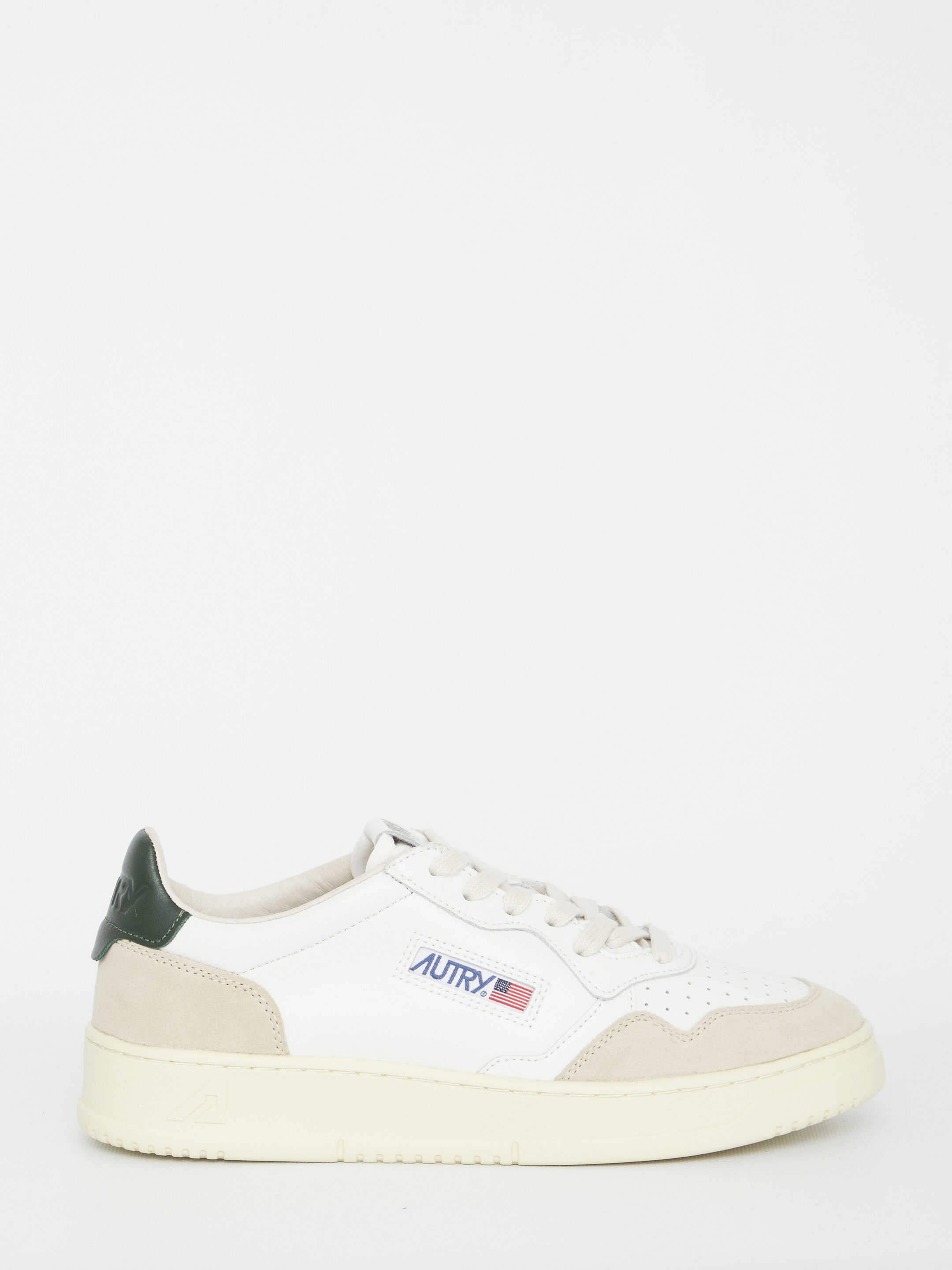 AUTRY Medalist Suede Sneakers WHITE