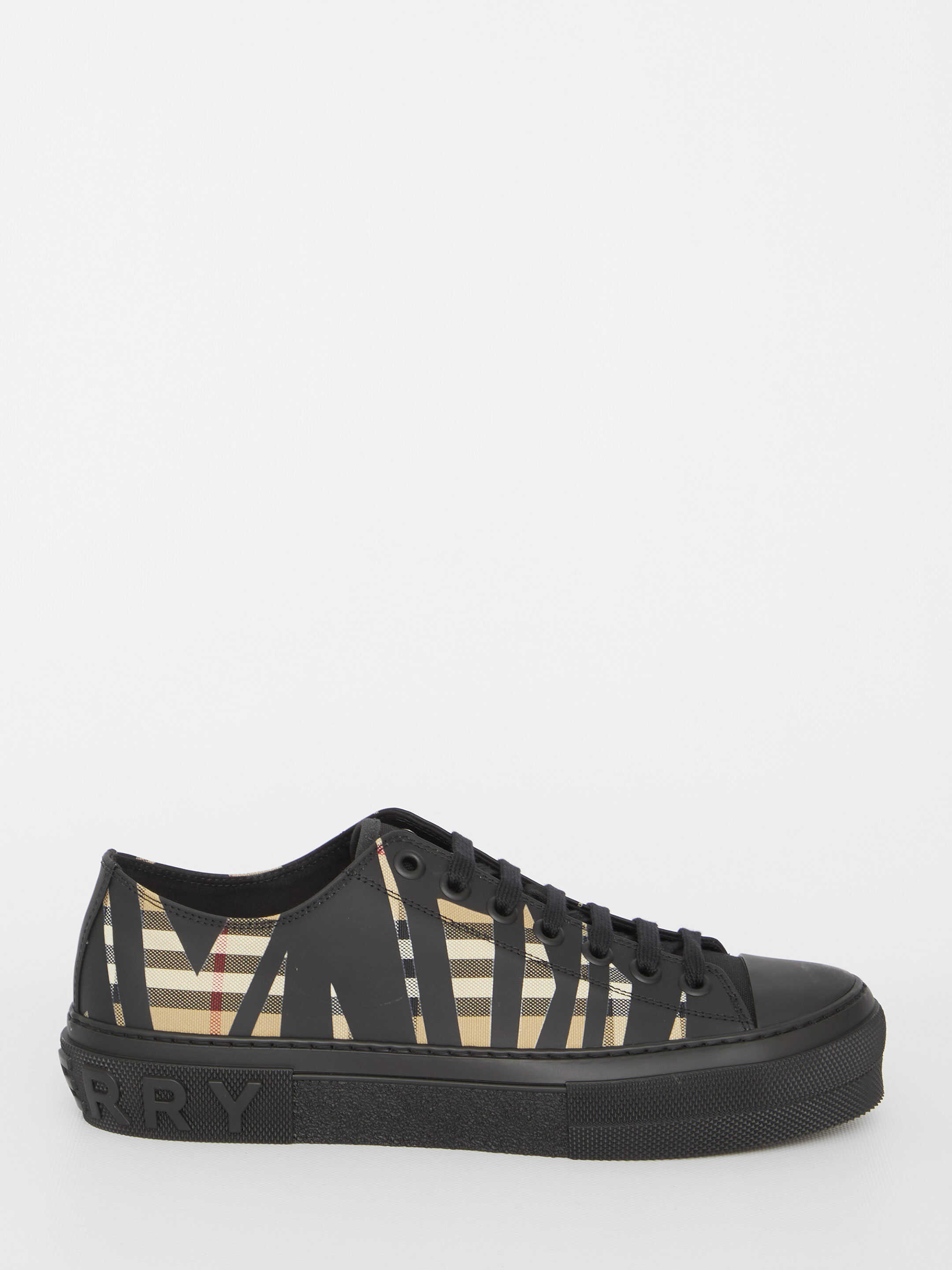 Burberry Check Motif Sneakers BEIGE image15