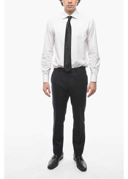 Pantaloni eleganti CORNELIANI Pleated Leader Pants Blue Barbati (BM 10013912) 4