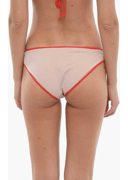 Bikini Diesel Stretch Fabric Bfpn-Angelss Bikini Bottom With Contrasting E Beige Femei (BM 10014536) 2