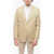 CORNELIANI Cc Collection Single-Breasted Right Silk Blazer Yellow