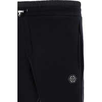 Imbracaminte pentru Barbati pagina 19 - Pantaloni de trening Philipp Plein Hexagon Sweatpants BLACK Barbati (BM 10016021) - B-mall.ro