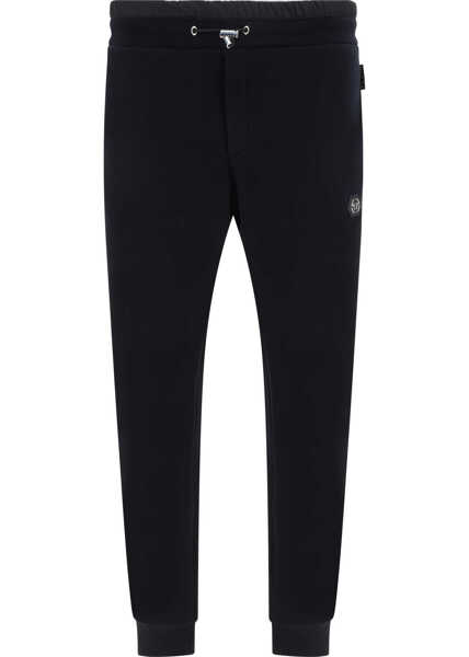 Pantaloni de trening Philipp Plein Hexagon Sweatpants BLACK Barbati (BM 10016021) 1