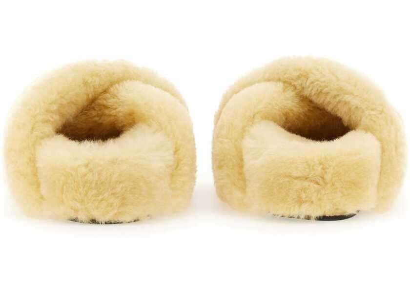 Sandale Jil Sander Shearling Sandal POWDER Femei (BM 10016240) 3