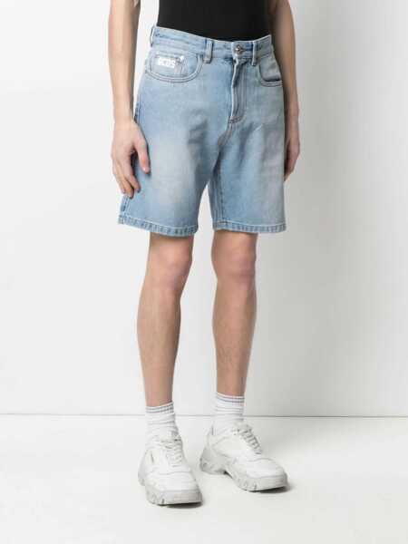 Pantaloni scurti GCDS Bermuda With Logo BLUE Barbati (BM 10016288) 3