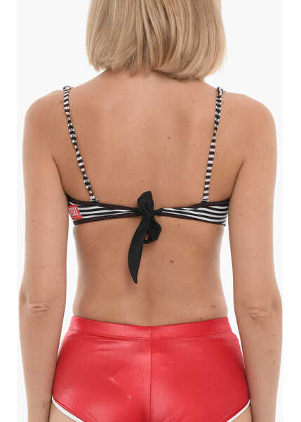 Bikini Diesel Bandeau Bikini Top With Striped Straps Black Femei (BM 10017863) 2