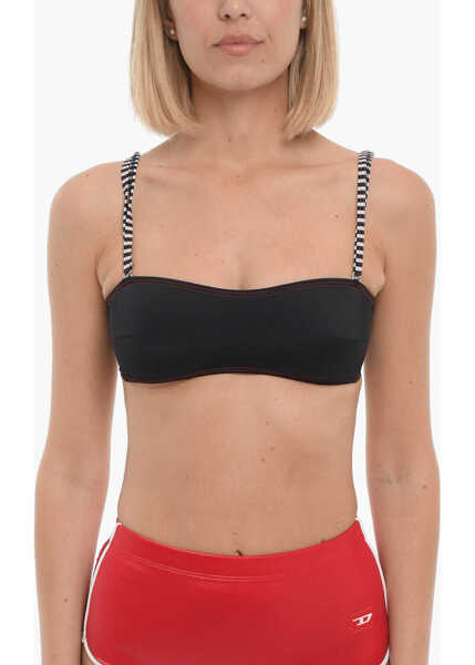 Bikini Diesel Bandeau Bikini Top With Striped Straps Black Femei (BM 10017863) 1