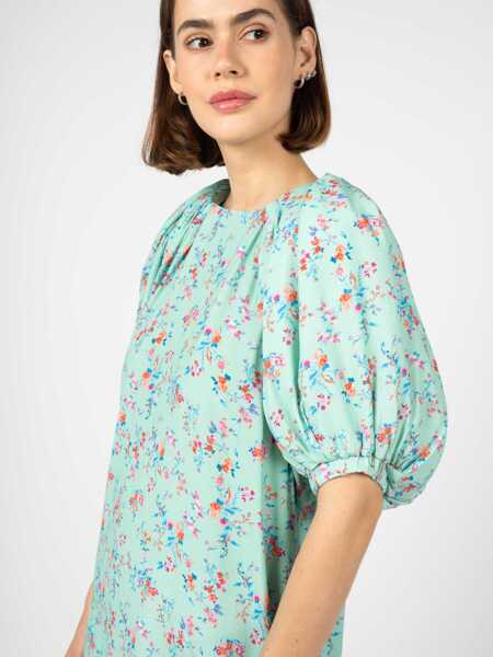 Rochii casual Silvian Heach CVP23033VE Zielony Femei (BM 10018832) 7