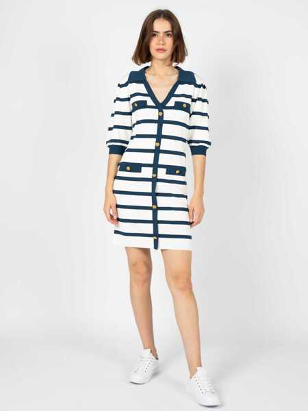 Rochii casual Silvian Heach GPP23246VE Biay Femei (BM 10018847) 2
