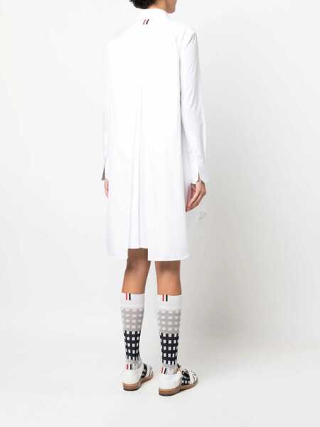 Rochii casual Thom Browne Shirt Dress WHITE Femei (BM 10019312) 4