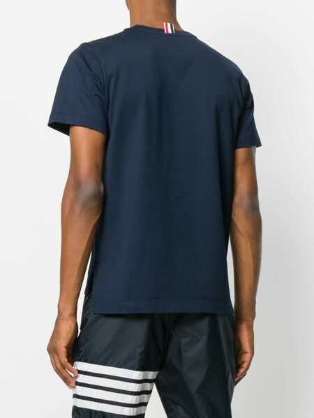 Tricouri Thom Browne T-Shirt NAVY Barbati (BM 10020251) 4