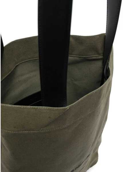 Borsete Jil Sander Tote Bag With Logo MILITARY GREEN Barbati (BM 10020365) 5