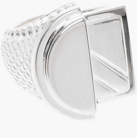 AMBUSH Solid Color Silver Ring Silver image1