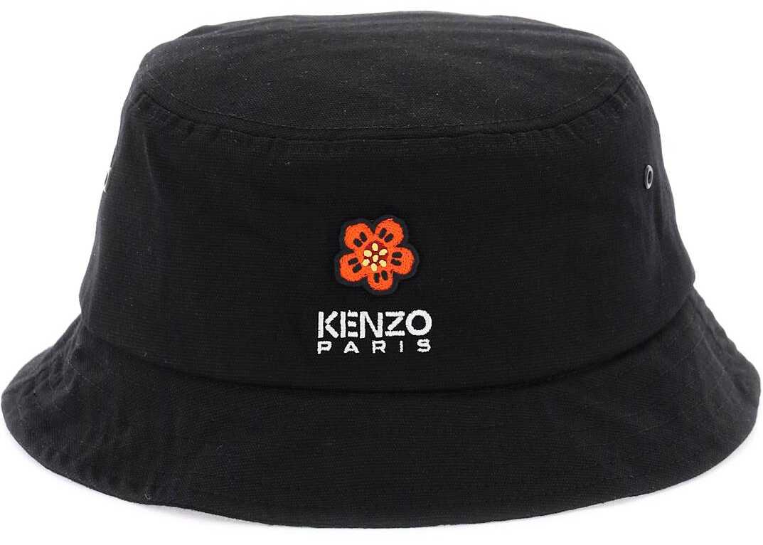 Kenzo \'Boke Flower\' Embroidered Bucket Hat BLACK