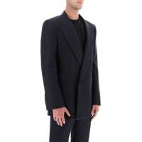 Sacouri Wool And Mohair Double-Breasted Blazer Barbati
