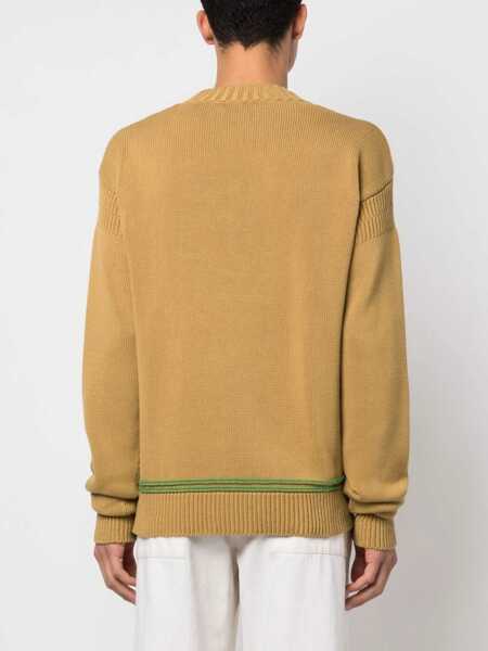 Pulovere casual Marni Knit Sweatshirt With Logo YELLOW Barbati (BM 10021904) 4
