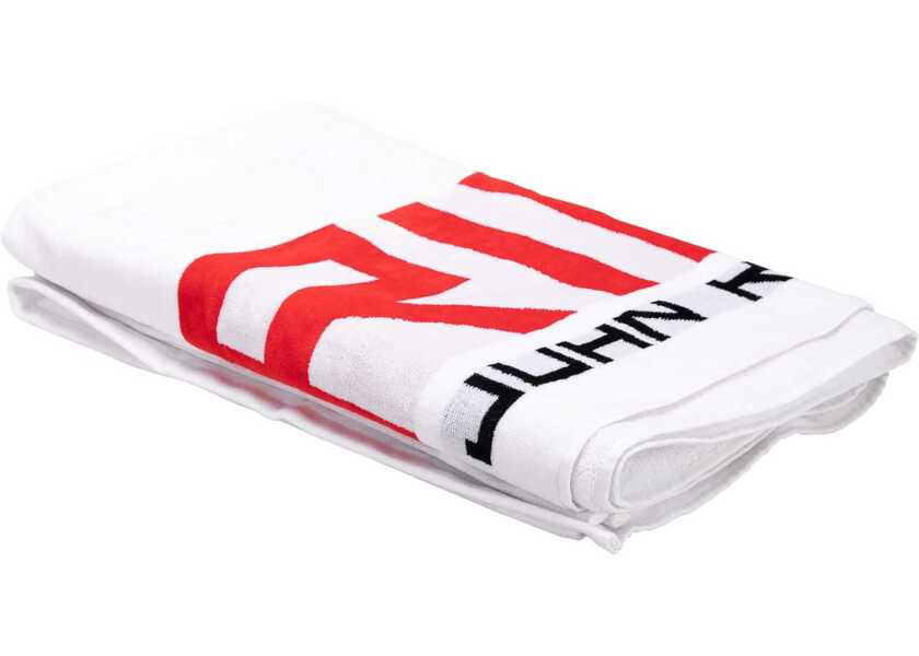 Prosoape de plaja John Richmond Beach Towel White/Red Barbati (BM 10022459) 3