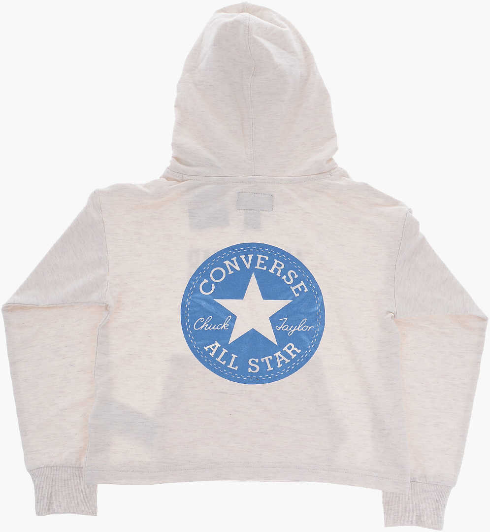Bluze de trening Converse All Star Chuck Taylor Lightweight Hoodie With Patch Pocket Gray Baieti (BM 10025477) 3