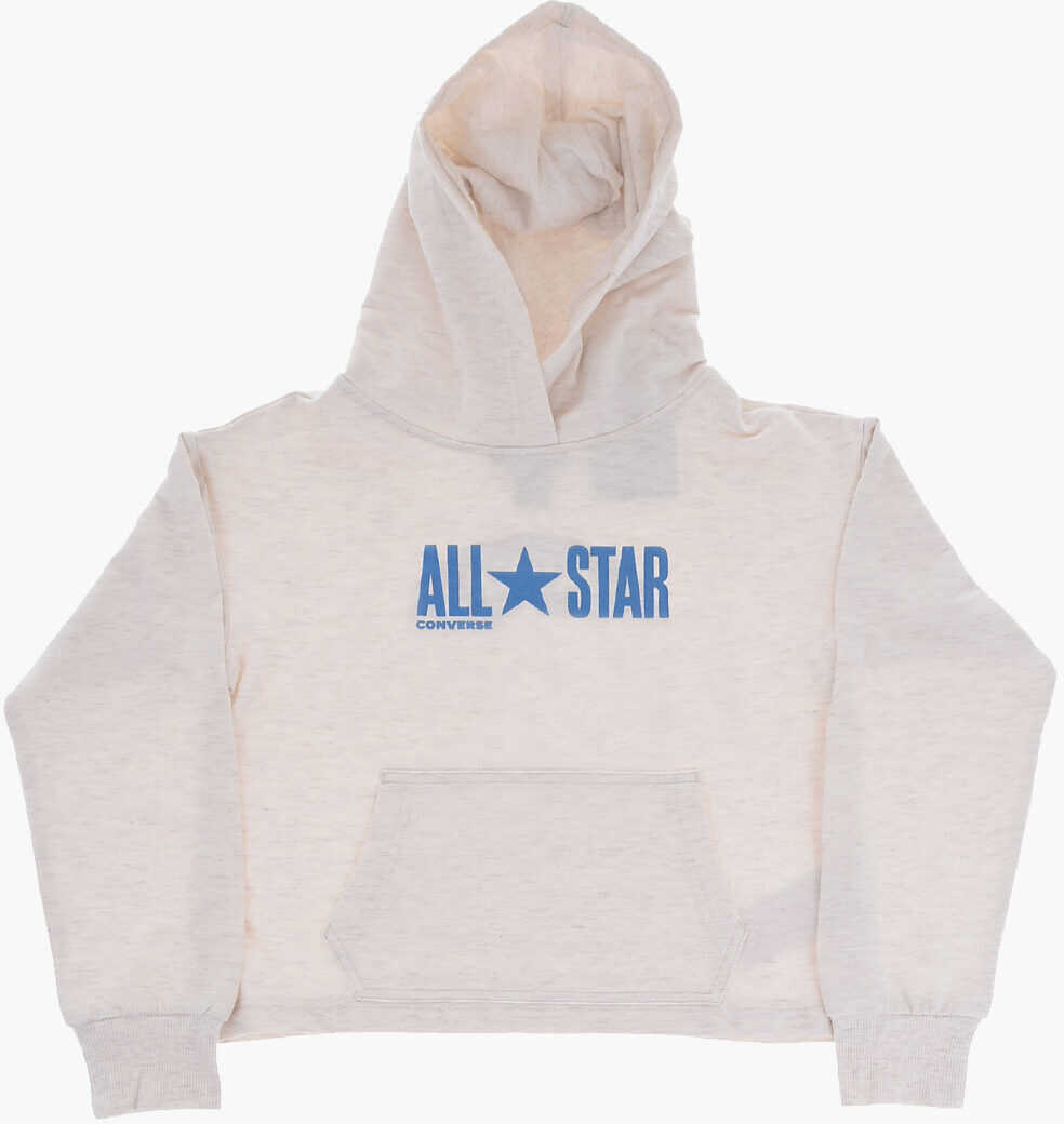 Converse All Star Chuck Taylor Lightweight Hoodie With Patch Pocket Gray