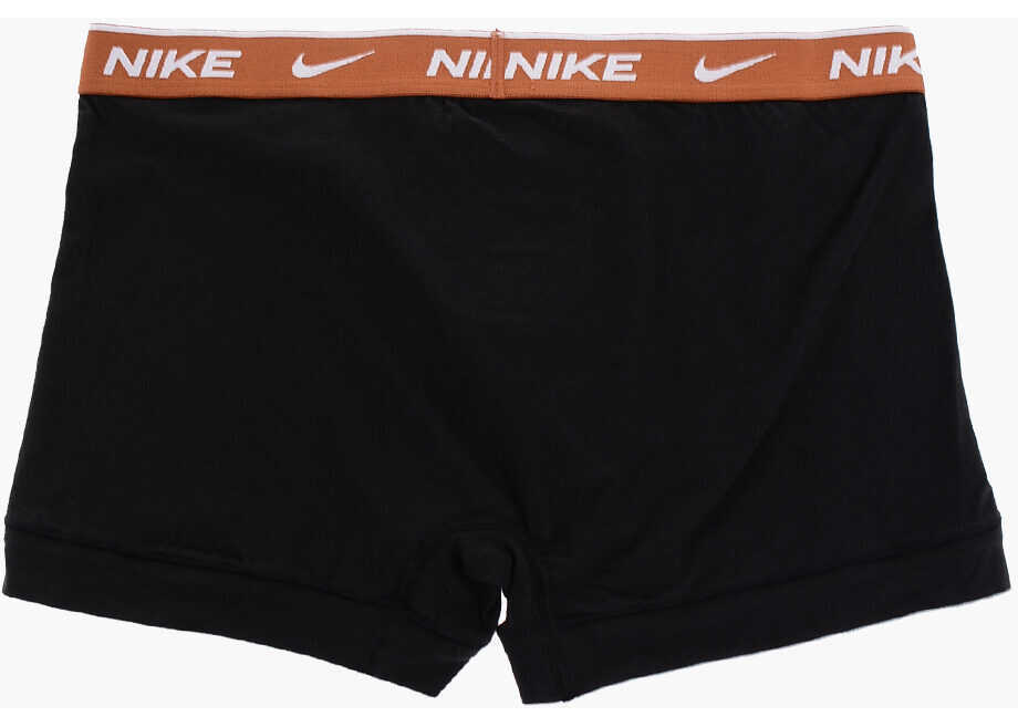 Lenjerie intima Nike Solid Color 3 Pairs Of Boxer Set With With Colored Elastic B Black Barbati (BM 10025645) 4
