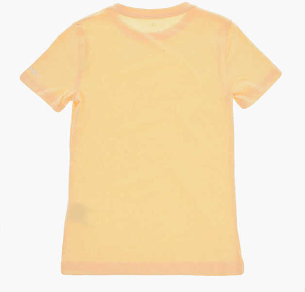 Tricouri Converse All Star Chuck Taylor Maxi Logo Printed Crew-Neck T-Shirt Yellow Baieti (BM 10025660) 3