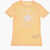 Converse All Star Chuck Taylor Maxi Logo Printed Crew-Neck T-Shirt Yellow