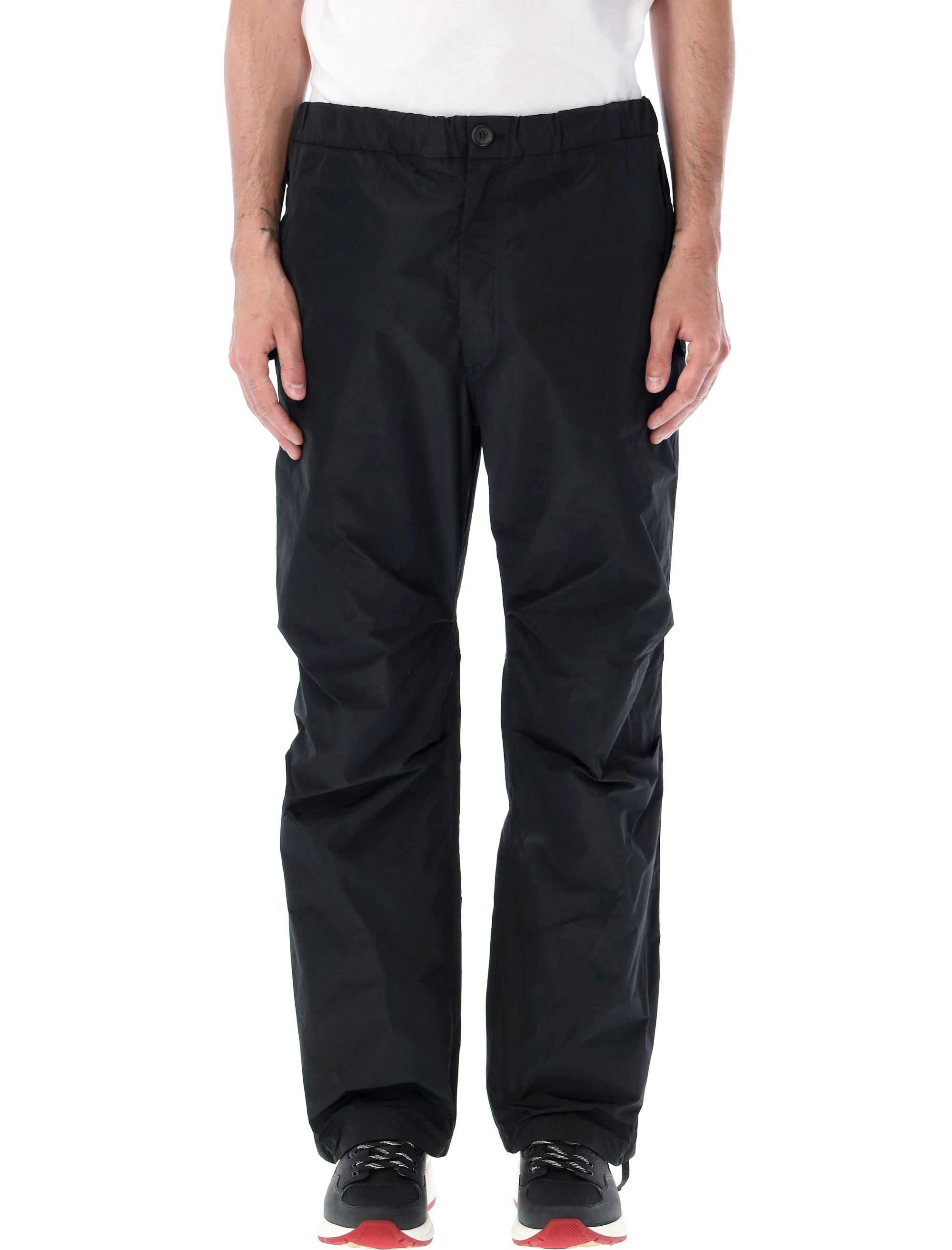 Ferragamo Cargo pants in nylon Black